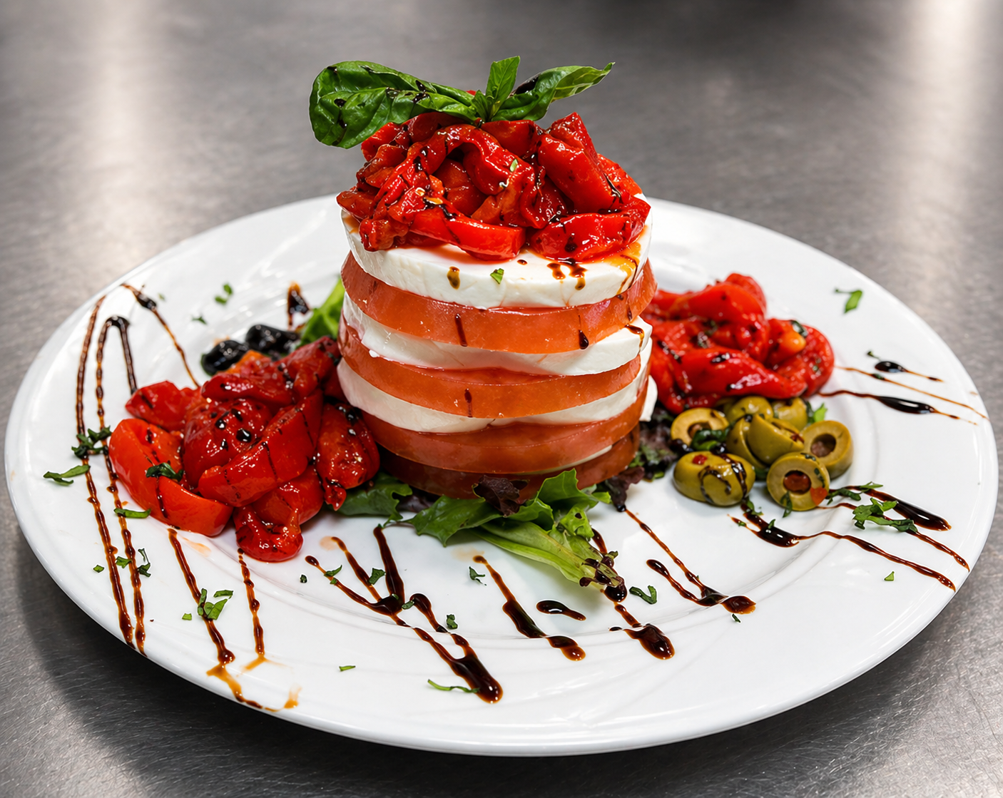 Burrata salad from Frankie & Augie'Z